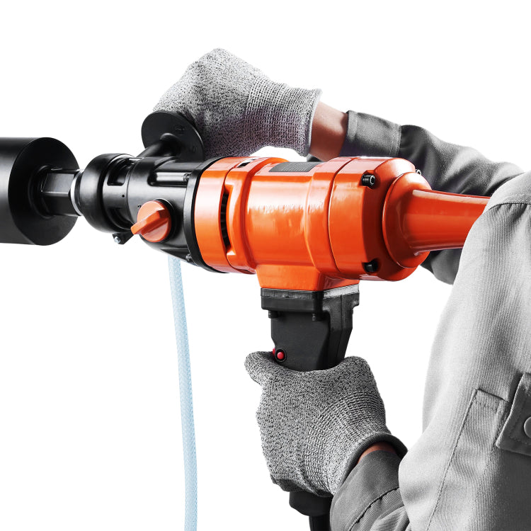 Diamond Core Drilling Machine, 4In Handheld Wet Concrete Core Drill Rig, 1100 2400Rpm Two Speed & 1 1 4" Thread & 2 Bubble Levels, 3 4In Drilling Diameter For Concrete Brick Block Stone, 1500W