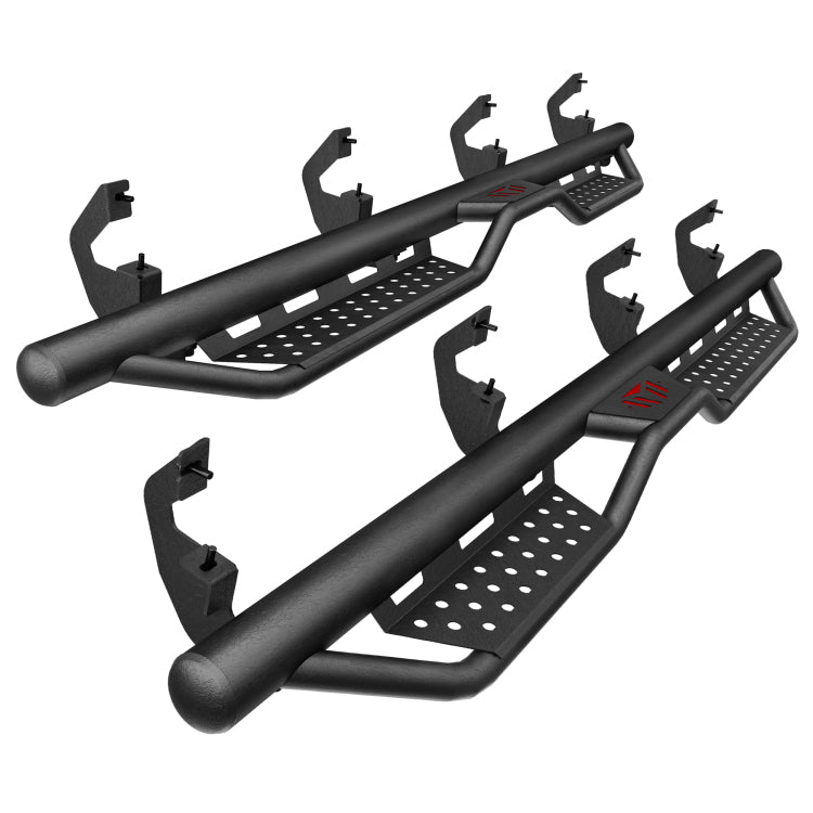 Cab Running Boards Compatible For 2019 2025 Chevy Silverado & Gmc Sierra 1500 2020 2025 Chevrolet Silverado Gmc Sierra 2500 Hd 3500 Hd Crew Cab 2500Hd 3500Hd