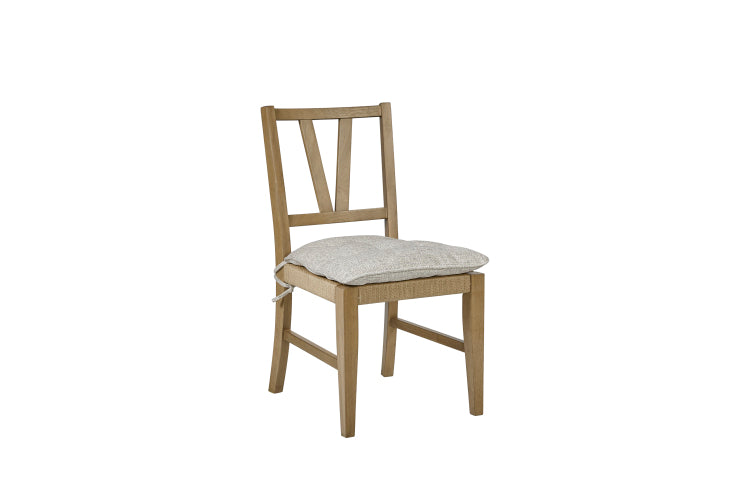 Slat Back Chair Cashew Set Of 2