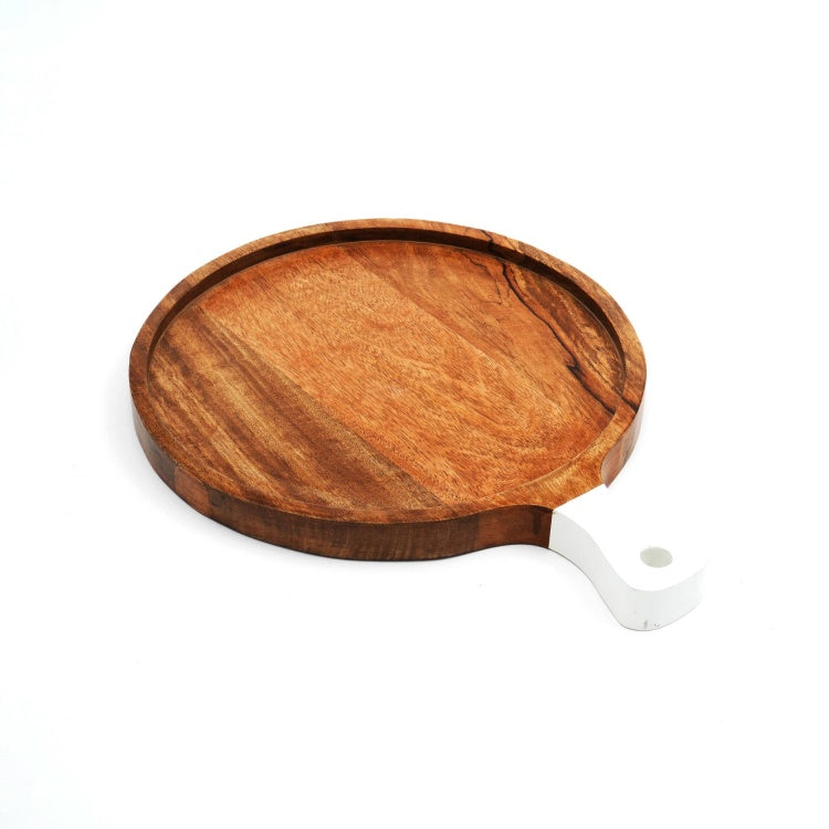 Wooden Cheese Board Cutting Board 14X9"