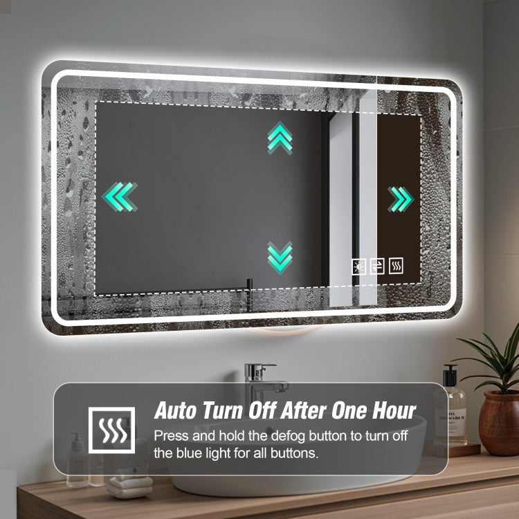 28*60Inch Led Bathroom Vanity Mirror ,Wall Mirror,Anti Fog, Dimmable,Shatter Proof Tempered Glass, Ideal For Bathroom Wall Decor, Beauty Makeup And Shaving