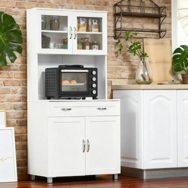 Kitchen Pantry Freestanding Storage Cabinet