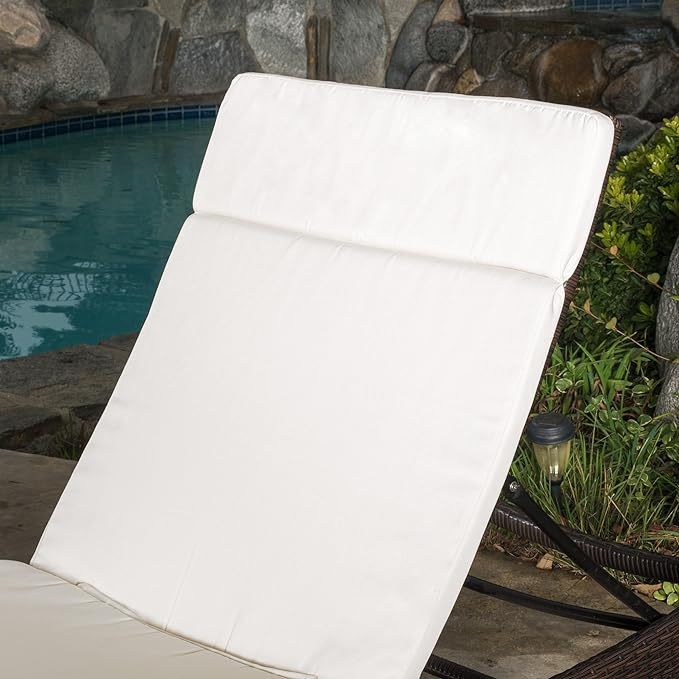 52005.00Cush 1Pcs Salem Outdoor Chaise Lounge Cushion Without Chaise Lounge