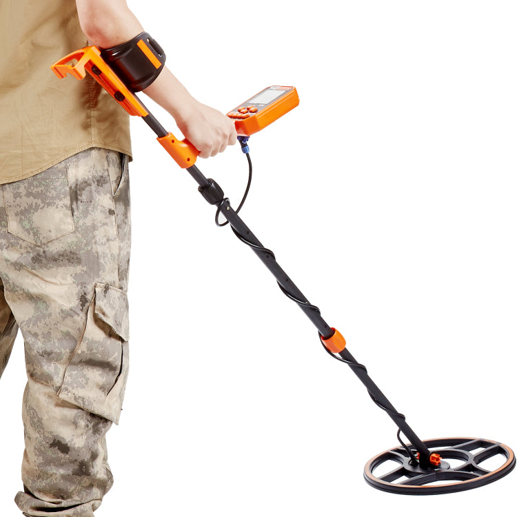 Waterproof Metal Detector, 12" Coil, Professional Rechargeable Gold Detector, 39 50 In Adjustable With Lcd 7 Modes Advanced Dsp Chip Bluetooth Headset, Ip68 For Detecting Gold Treasure Hunting