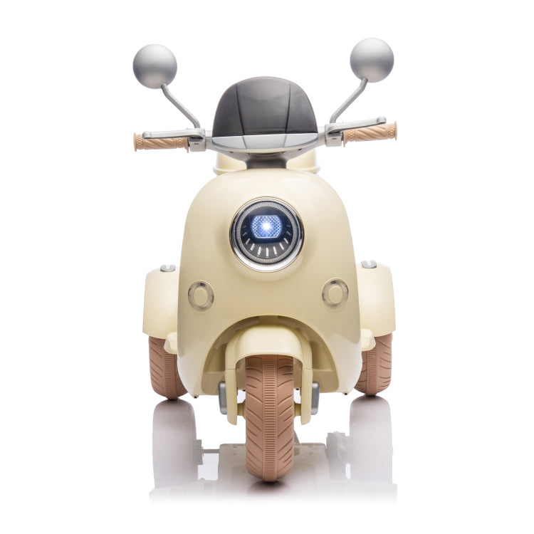 12V Two Motors Kids Ride On Level Up Two Seater Electric Motorcycle,Three Wheel Toy W Music,Bluetooth,Usb,Backseat Flip Adult Seat,Portable Storage Hooks&Oversized Trunk,Led Headlight For Kids 3 6