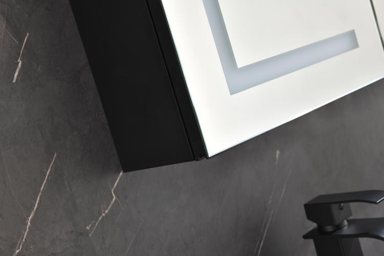 48 X 30 Inch Led Lighted Bathroom Medicine Cabinet With Mirror, Sockets, Dimmable, Anti Fog