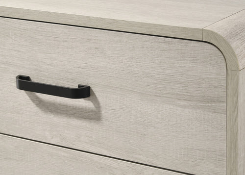 1Pc Contemporary White Finish Ample Drawer Space Five Drawers Tall Chest Storage Wooden Furniture Antique White Color