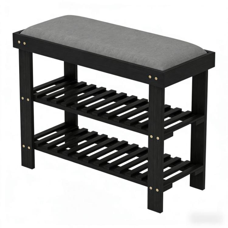 Shoe Organizer,Shoe Storage Bench,3 Tier Entryway Bench