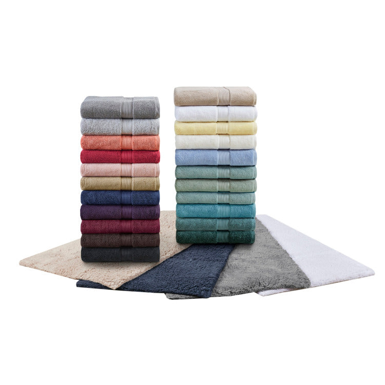 Ultra Soft 100% Cotton Absorbent Towel Set 34X68" 2Pk
