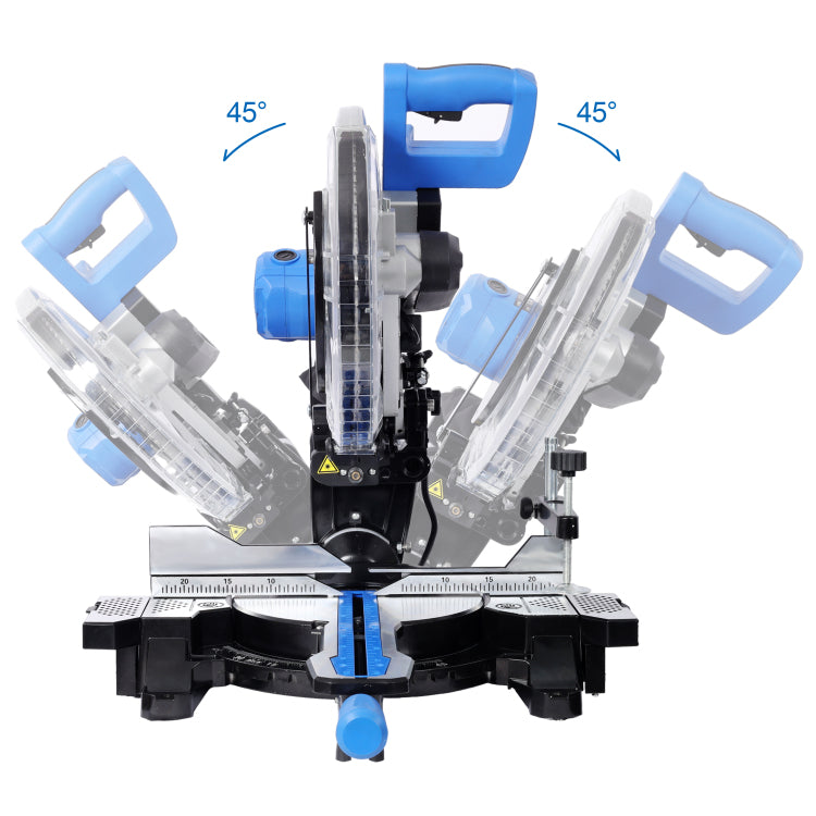12Inch Dual Bevel Sliding Miter Saw With Laser Guide, 80T Blade,0 45 Bevel,15Amp Miter Saw With Extension Table,4.2X13In Cutting Capacity,Etl Certificate