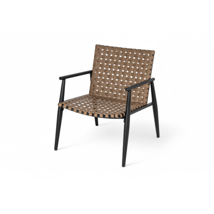 Modern Outdoor Chat Set: 2 Pe Rattan Chairs Black Steel & Tempered Glass Side Table Durable & Stylish