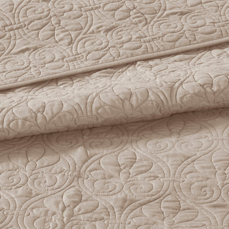 Reversible Bedspread Set Khaki King