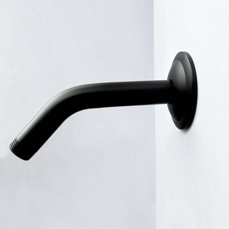 Shower Arm With Flange, 1 2 Npt Tapered Threads, Rain Shower Head Arm, Wall Mount Shower Extension Arm