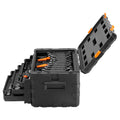 Mechanics Tool Set And Socket Set, 1 4" 3 8" 1 2" Drive Deep And Standard Sockets, 450 Pcs Sae And Metric Mechanic Tool Kit With Bits, Hex Wrenches, Combination Wrench, Accessories, Storage Case