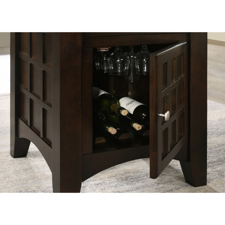 Tolland Cappuccino And Tan 5 Piece Dining Set