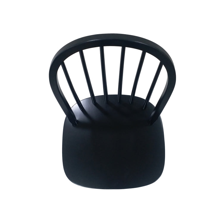 BARSTOOL black - rubber wood