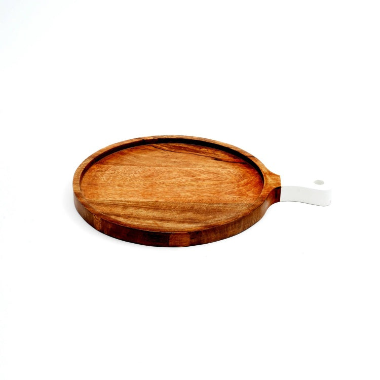 Wooden Cheese Board Cutting Board 14X9"