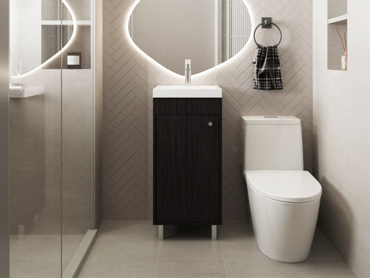 Waterford Vanity Sink, Bathroom, Black