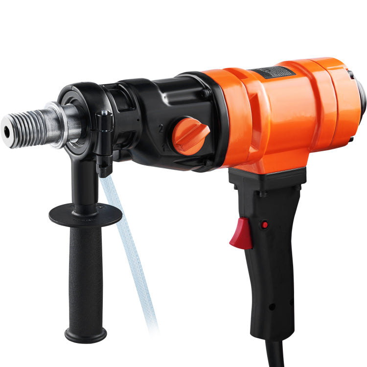 Diamond Core Drilling Machine, 4In Handheld Wet Concrete Core Drill Rig, 1100 2400Rpm Two Speed & 1 1 4" Thread & 2 Bubble Levels, 3 4In Drilling Diameter For Concrete Brick Block Stone, 1500W