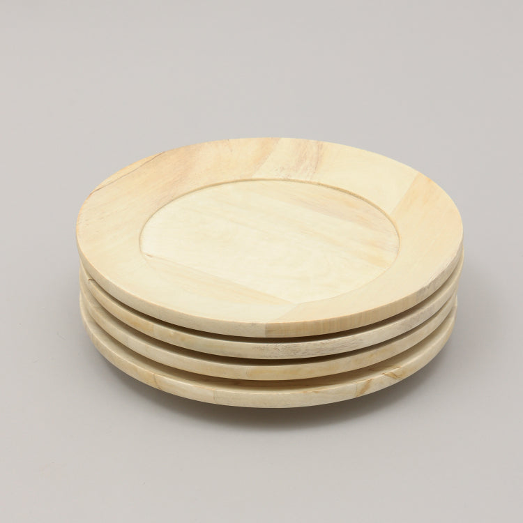 Handcrafted 13" Wood Charger Plate Wooden Dinning Placemat Artisan Wood Tableware