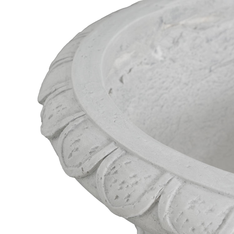 Mgo Garden Urn, Light Grey, 23.75'' H