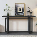 59" Narrow Console Table Mdf Entryway Sofa Table For Hallway, Living Room, Foyer With Space Saving Design