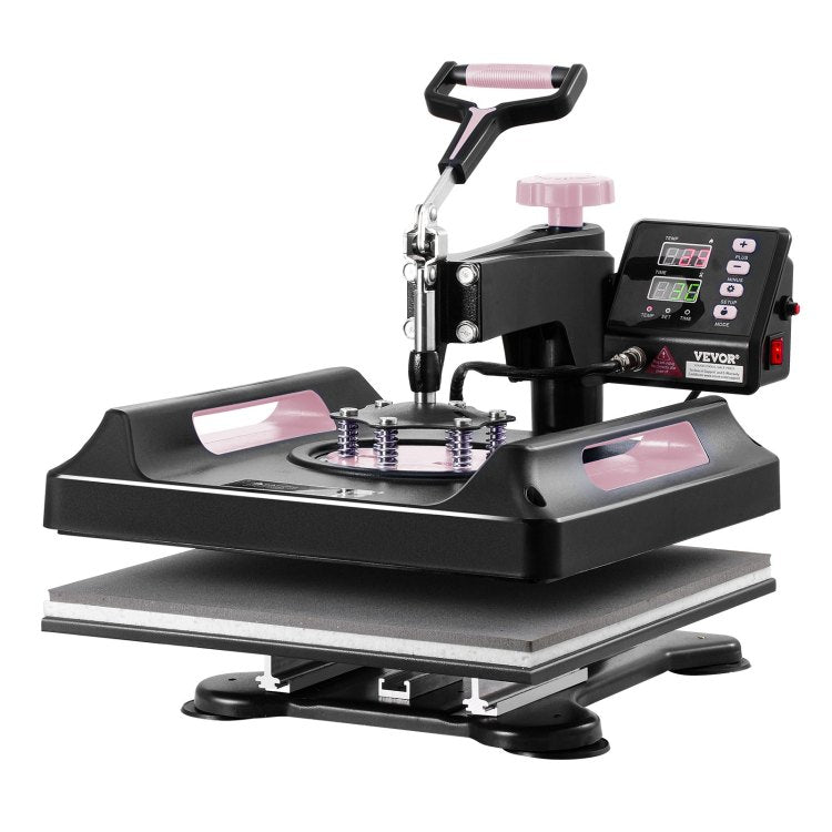 8 In 1 Heat Press Machine 15X15 In 30Oz Tumbler Press T Shirts Black