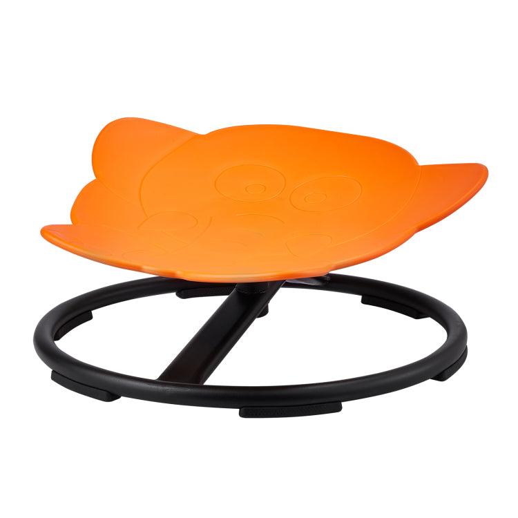 Elephant Kids Swivel Chair, 220 Lbs Capacity, 360 Spinning Chair, Autistic Kids Sensory Toy Chair With Non Slip Metal Base, Toddler Sit And Spin Chair For Coordination Balance Focus Orange