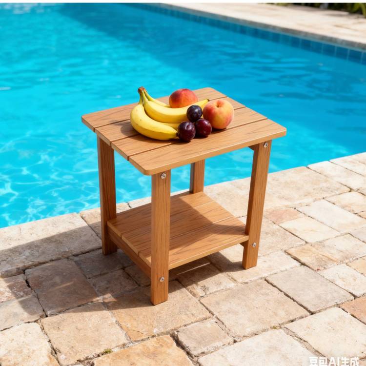 Stylish Side Table Perfect For Outdoor Yard Togethers Snacks & Cozy Afternoon Relaxation,Hips Material