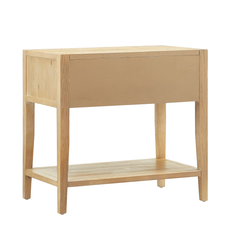 Fleur Natural 1 Drawer Nightstand