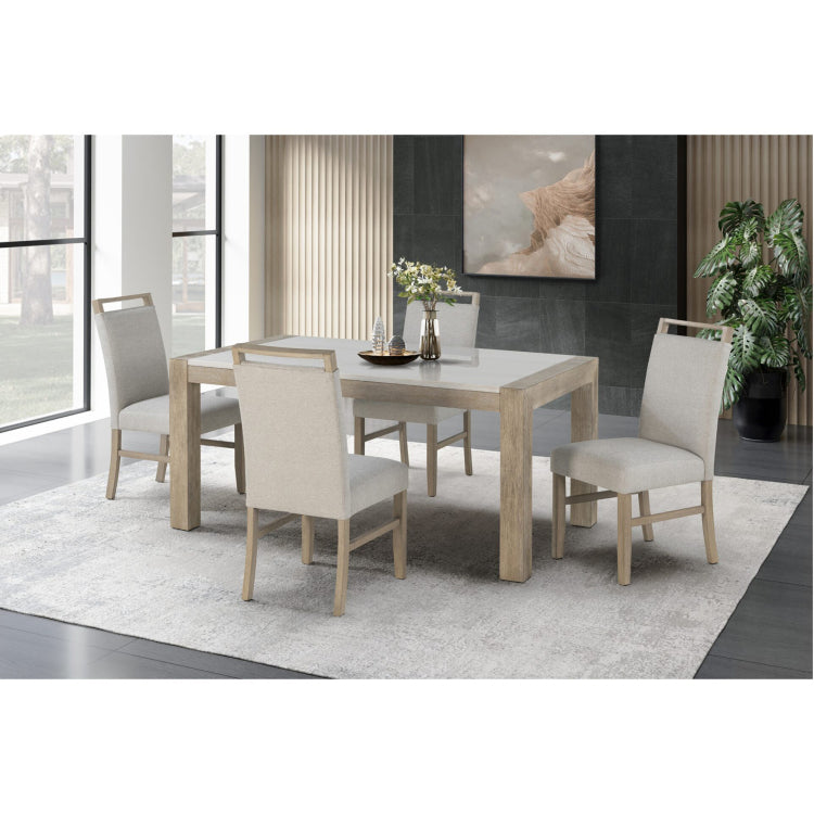 Vanilla Real Marble Dinng Table