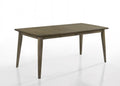 Billie Vintage Walnut 72" Contemporary Rectangle Dining Table