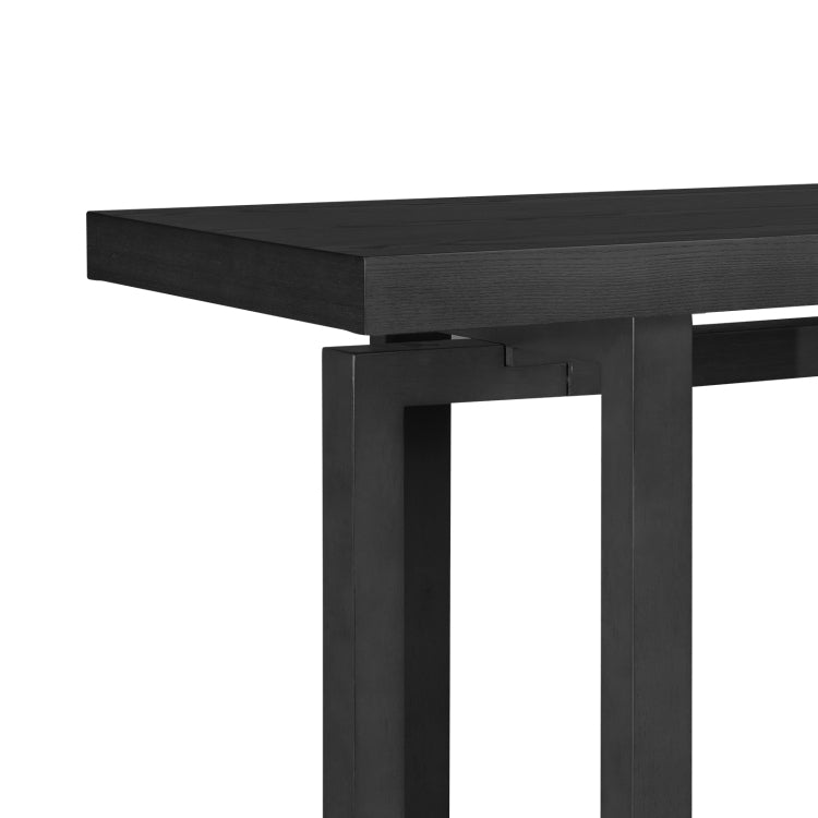 59" Narrow Console Table Mdf Entryway Sofa Table For Hallway, Living Room, Foyer With Space Saving Design