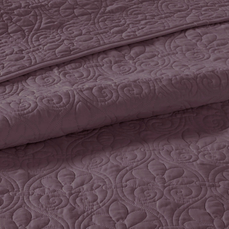 Reversible Bedspread Set Purple King