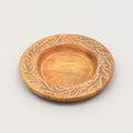 Handcrafted 13" Wood Charger Plate Wooden Dinning Placemat Artisan Wood Tableware