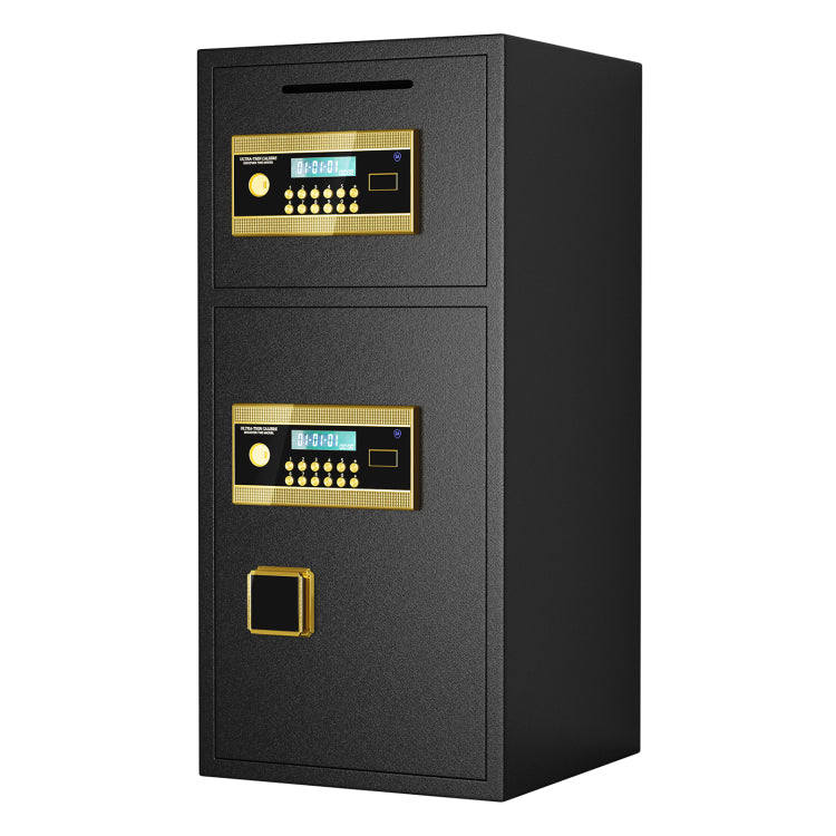 Large Double Door Coin Operated Safe,Digital Security Safe With Fireproof And Waterproof Bag,6.5 Cubic Feet Safe Box With Hidden Code Function For Home,Office And Hotel