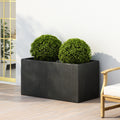 Outdoor Large Square Mgo Planter 35''L