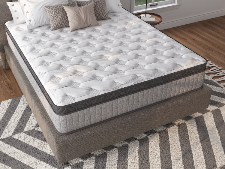 Assembled In Usa 10" King Diamond Innerspring Hybrid And Cooling Gel Memory Foam Mattress, Pressure Relief, And Motion Isolation, Certipur Us And Oeko Tex Certified