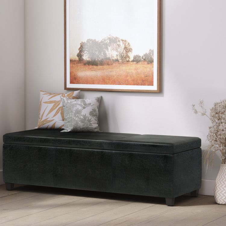 Lincoln Extra Large Storage Ottoman Bench