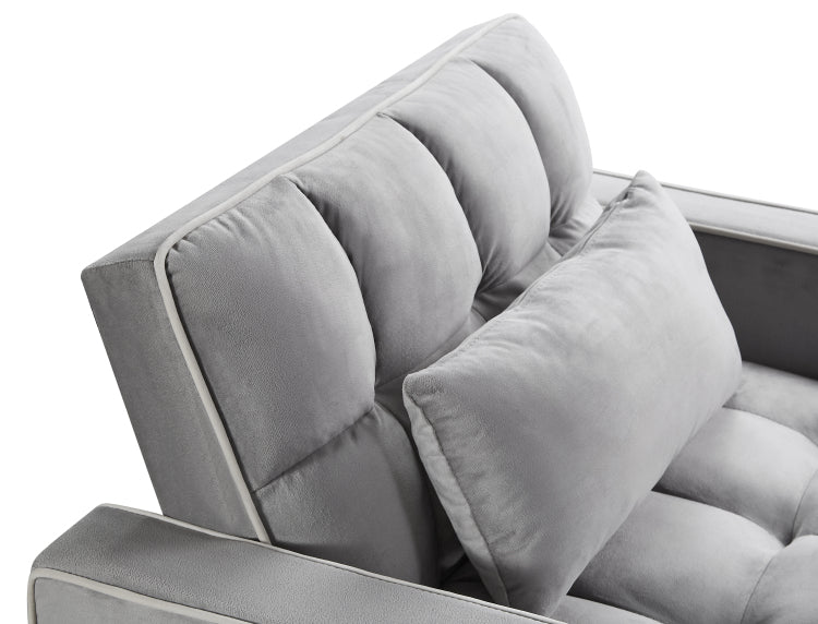 Convertible Sleeper Chair Sofa Bed Adjustable Pull Out Sleeper Chair Bed Multi Pockets Folding Sofa Bed For Living Room Bedroom Small Space,3 In 1 Sofa Bed