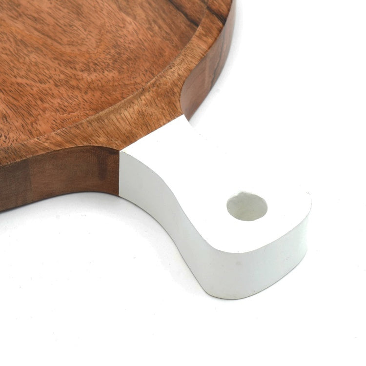 Wooden Cheese Board Cutting Board 14X9"