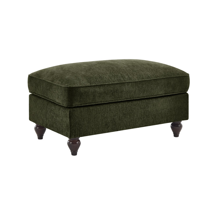 Ottoman Chenille Green