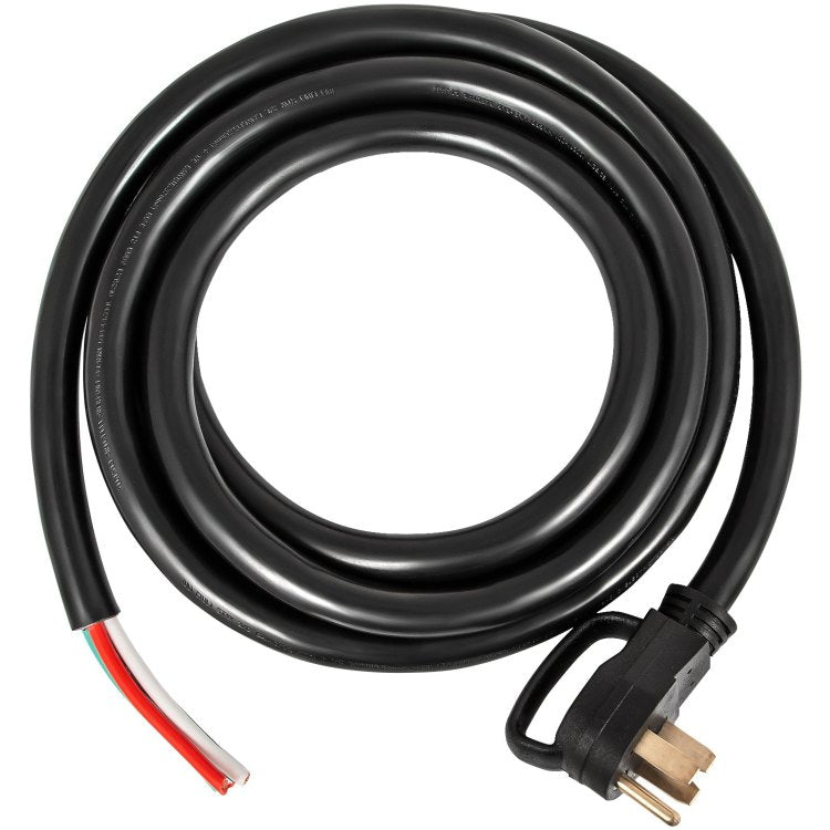 25Ft 50Amp Generator Extension Cord 6 Gauge Stw 6 3 8 1 Generator Cord Generator Power Cord N14 50P To Bare Wire Cut Wire Cord Extension Power Cord Rv Motor Home Generator Portable
