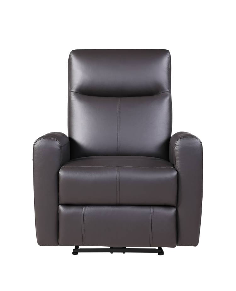 Blane Brown Top Grain Leather Match Power Motion Recliner