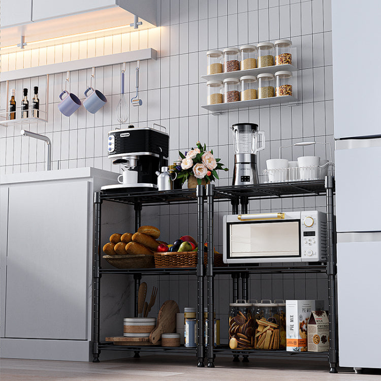 450 Lbs Wire Storage Shelving 3 Tier Utility Shelving Unit Steel Organizer Wire Rack For Home,Kitchen,Office,Grey 11.8" D X 17.7" W X 26.4" H