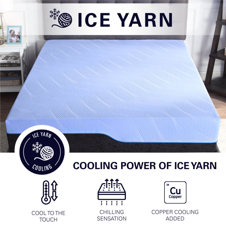 Refresh 12 Inch Hybrid Cooling Fast Responding Latex Foam And Coil Adult Mattress, King Size