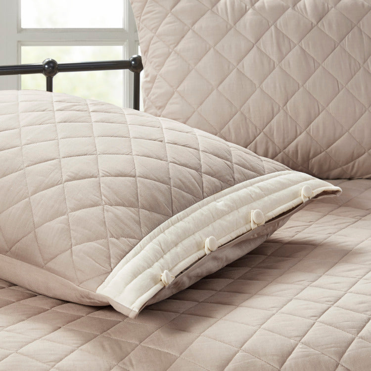 6 Piece Cotton Daybed Cover Set Khaki Daybed