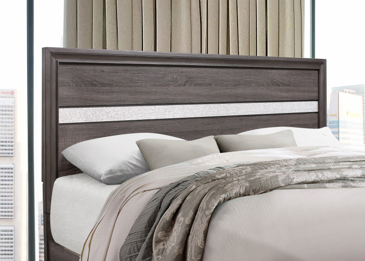 Ryder Sparkle Grey Queen Bed