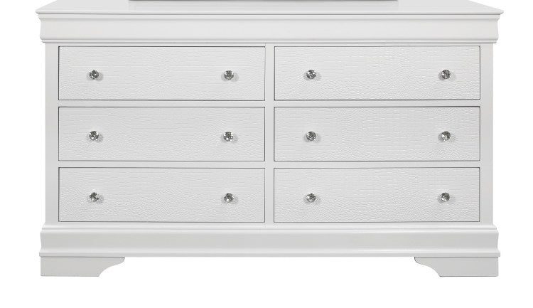 Shaker White Queen 5Pc Bedroom Set