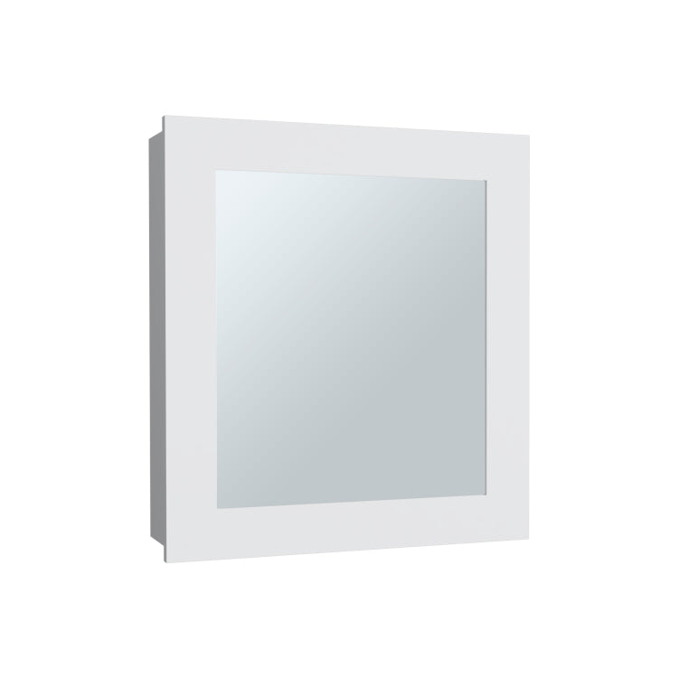 Luma Medicine Cabinet With Mirror Door 20.5" High Cabinet Organizer With Two Interior Shelves For Bathroom, Kitchen, Mudroom